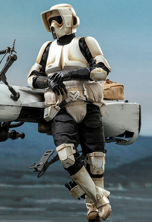 Star Wars - The Mandalorian: Scout Trooper, 1/6 Figur von Hot Toys
