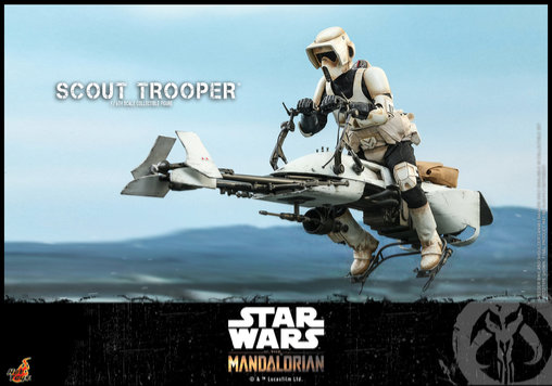 Star Wars - The Mandalorian: Scout Trooper, 1/6 Figur von Hot Toys
