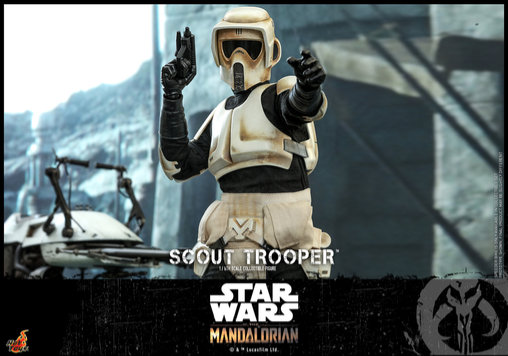 Star Wars - The Mandalorian: Scout Trooper, 1/6 Figur von Hot Toys