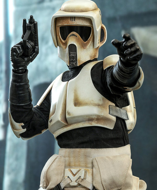 Star Wars - The Mandalorian: Scout Trooper, 1/6 Figur von Hot Toys