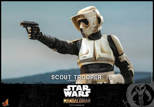 Star Wars - The Mandalorian: Scout Trooper, 1/6 Figur von Hot Toys