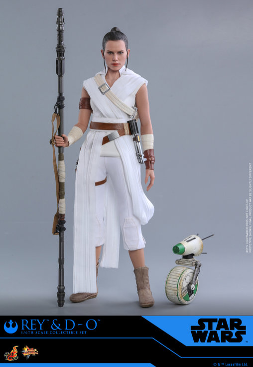 Star Wars - Episode IX - The Rise of Skywalker: Rey und D-O, 1/6 Figur von Hot Toys