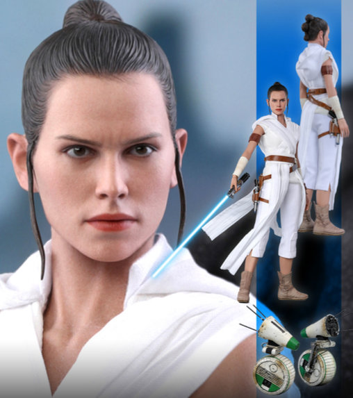 Star Wars - Episode IX - The Rise of Skywalker: Rey und D-O, 1/6 Figur von Hot Toys