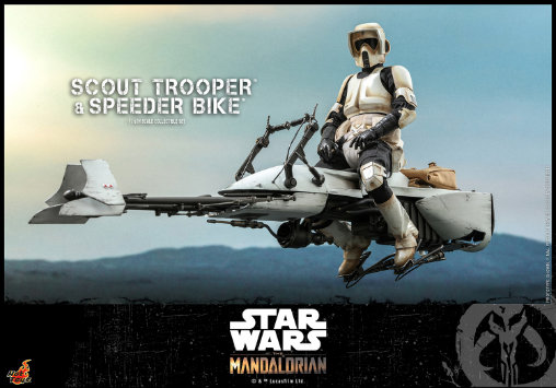 Star Wars - The Mandalorian: Scout Trooper mit Speeder Bike, 1/6 Figur ... https://spaceart.de/produkte/sw025-scout-trooper-and-speeder-bike-figuren-star-wars-mandalorian-hot-toys-tms017-906340-4895228605252-spaceart.php
