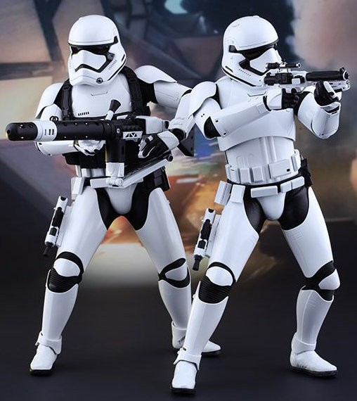 Star Wars - Episode VII - The Force Awakens: First Order Stormtrooper Set, 1/6 Figur von Hot Toys