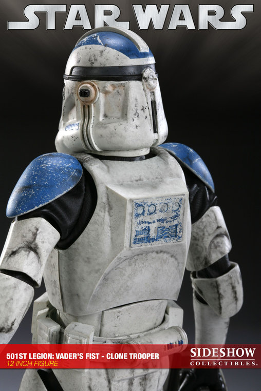 Star Wars - The Clone Wars: 501 Legion Clone Trooper, 1/6 Figur von Sideshow
