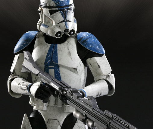 Star Wars - The Clone Wars: 501 Legion Clone Trooper, 1/6 Figur von Sideshow