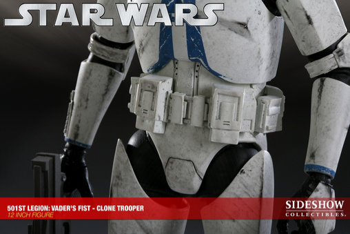 Star Wars - The Clone Wars: 501 Legion Clone Trooper, 1/6 Figur von Sideshow