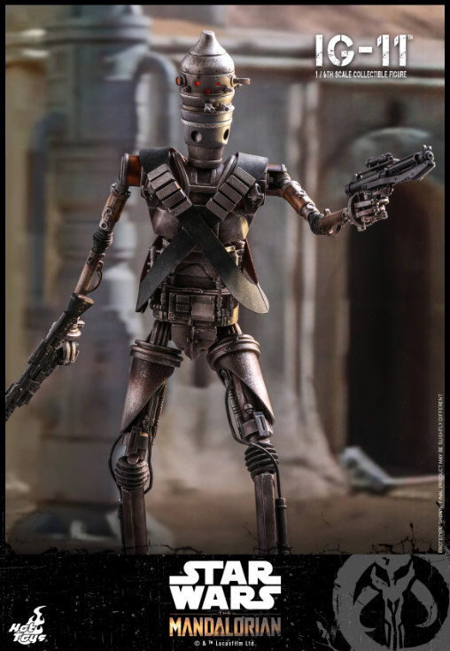 Star Wars - The Mandalorian: IG-11, 1/6 Figur von Hot Toys