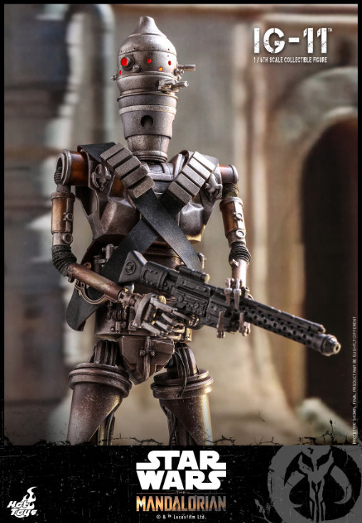 Star Wars - The Mandalorian: IG-11, 1/6 Figur von Hot Toys