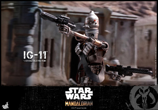 Star Wars - The Mandalorian: IG-11, 1/6 Figur von Hot Toys