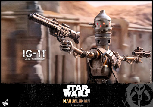 Star Wars - The Mandalorian: IG-11, 1/6 Figur von Hot Toys