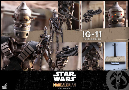 Star Wars - The Mandalorian: IG-11, 1/6 Figur von Hot Toys