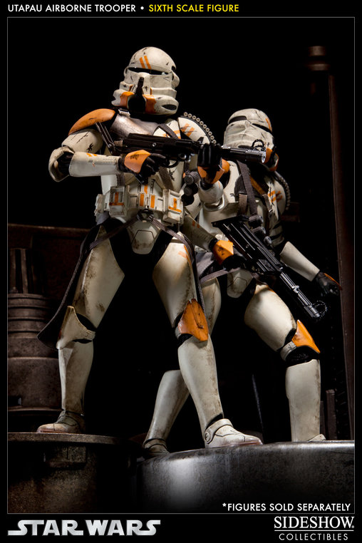 Star Wars - Episode III - Revenge of the Sith: Clone Trooper - 212th Attack Battalion Utapau - 2th Airborne Company, 1/6 Figur von Sideshow