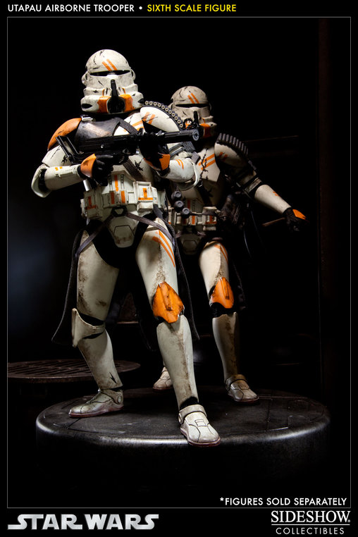 Star Wars - Episode III - Revenge of the Sith: Clone Trooper - 212th Attack Battalion Utapau - 2th Airborne Company, 1/6 Figur von Sideshow
