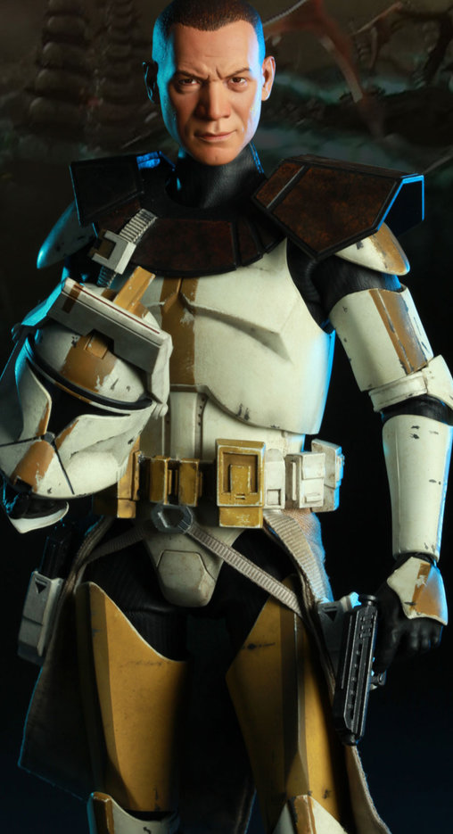 Star Wars - The Clone Wars: Commander Bly - 327th Star Corps, 1/6 Figur von Sideshow