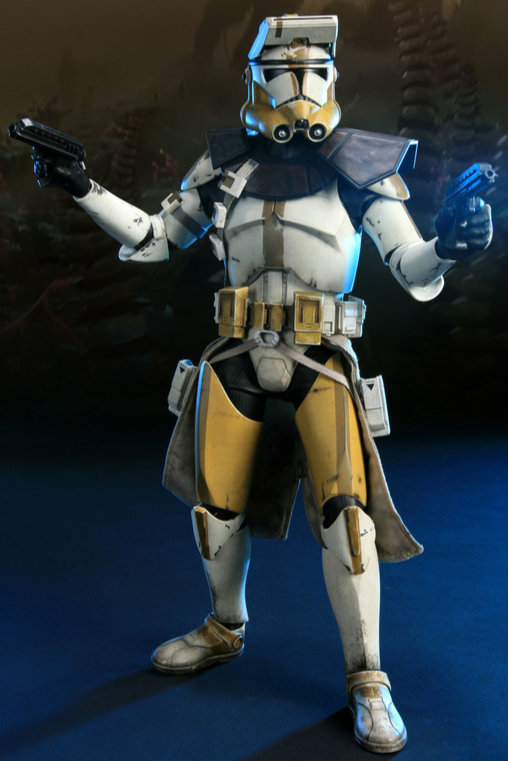 Star Wars - The Clone Wars: Commander Bly - 327th Star Corps, 1/6 Figur von Sideshow