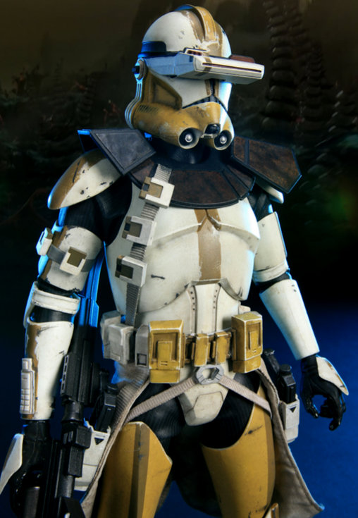 Star Wars - The Clone Wars: Commander Bly - 327th Star Corps, 1/6 Figur von Sideshow