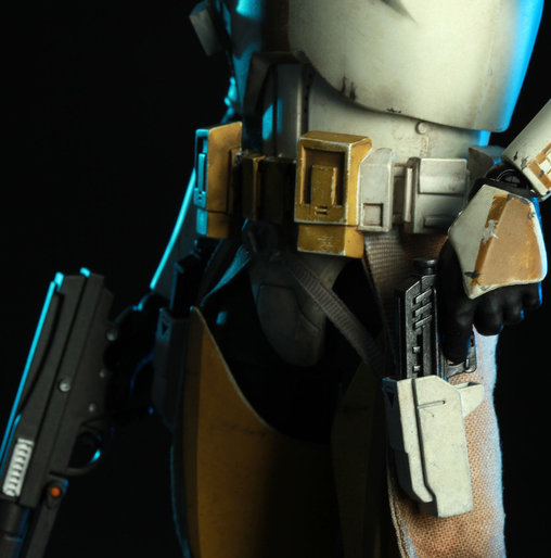 Star Wars - The Clone Wars: Commander Bly - 327th Star Corps, 1/6 Figur von Sideshow