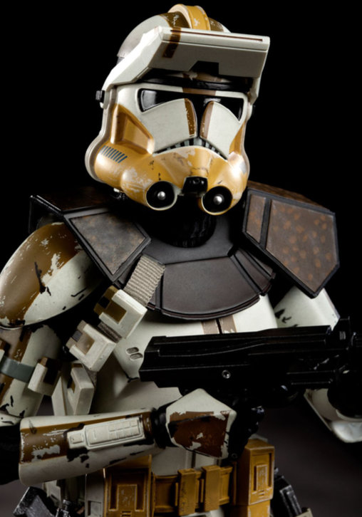 Star Wars - The Clone Wars: Commander Bly - 327th Star Corps, 1/6 Figur von Sideshow