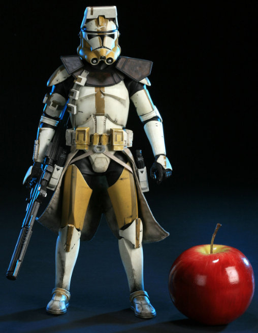 Star Wars - The Clone Wars: Commander Bly - 327th Star Corps, 1/6 Figur von Sideshow