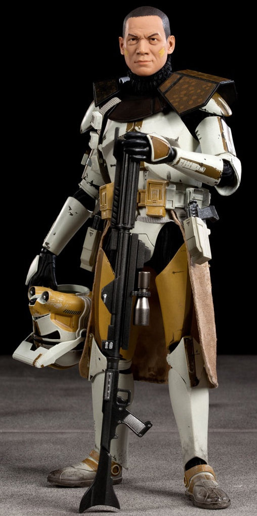 Star Wars - The Clone Wars: Commander Bly - 327th Star Corps, 1/6 Figur von Sideshow