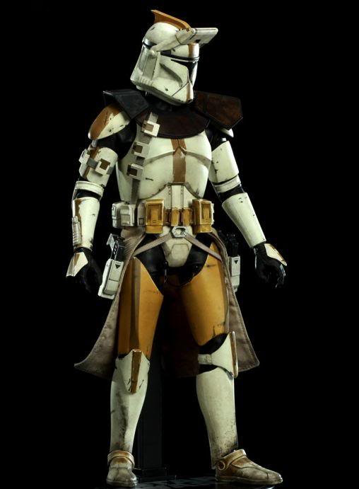 Star Wars - The Clone Wars: Commander Bly - 327th Star Corps, 1/6 Figur von Sideshow
