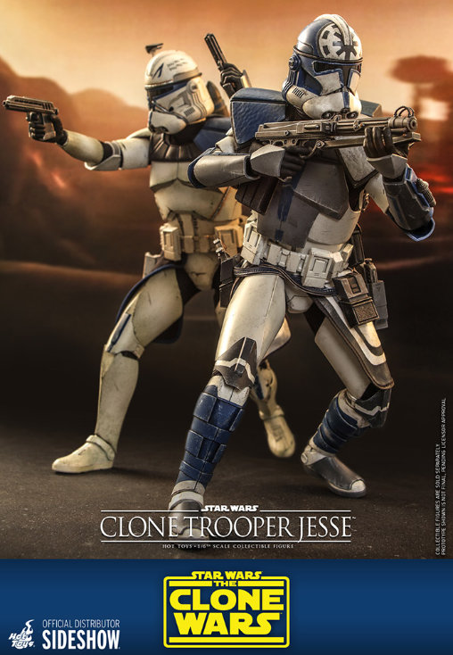 Star Wars - The Clone Wars: Clone Trooper Jesse, 1/6 Figur von Hot Toys