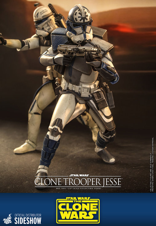 Star Wars - The Clone Wars: Clone Trooper Jesse, 1/6 Figur von Hot Toys