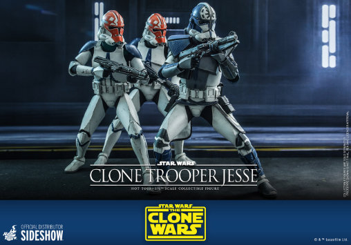 Star Wars - The Clone Wars: Clone Trooper Jesse, 1/6 Figur von Hot Toys