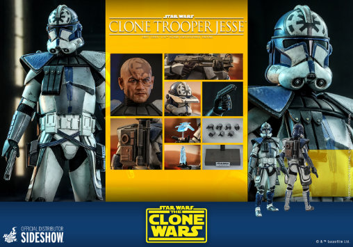 Star Wars - The Clone Wars: Clone Trooper Jesse, 1/6 Figur von Hot Toys