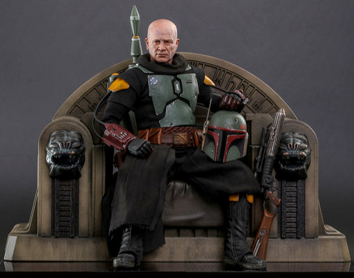Star Wars - The Mandalorian: Boba Fett - Repaint Armor and Throne, 1/6 Figur von Hot Toys