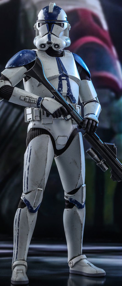 Star Wars - The Clone Wars: 501st Battalion Clone Trooper, 1/6 Figur von Hot Toys