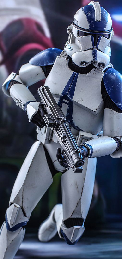 Star Wars - The Clone Wars: 501st Battalion Clone Trooper, 1/6 Figur von Hot Toys