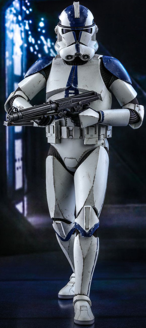 Star Wars - The Clone Wars: 501st Battalion Clone Trooper, 1/6 Figur von Hot Toys