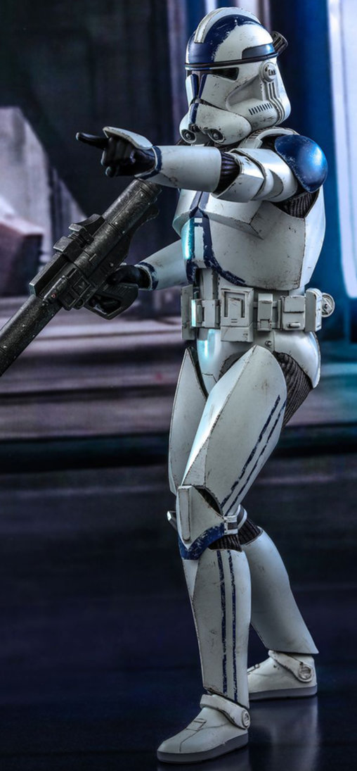 Star Wars - The Clone Wars: 501st Battalion Clone Trooper, 1/6 Figur von Hot Toys
