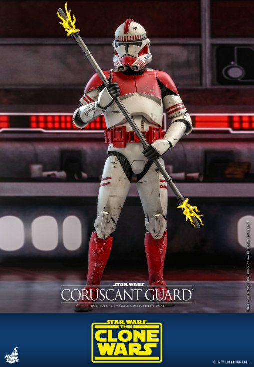 Star Wars - The Clone Wars: Coruscant Guard, 1/6 Figur von Hot Toys