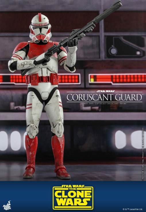 Star Wars - The Clone Wars: Coruscant Guard, 1/6 Figur von Hot Toys