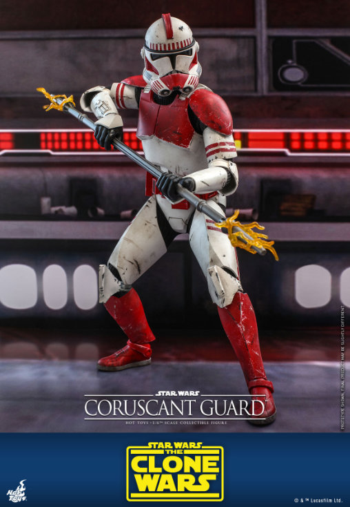 Star Wars - The Clone Wars: Coruscant Guard, 1/6 Figur von Hot Toys