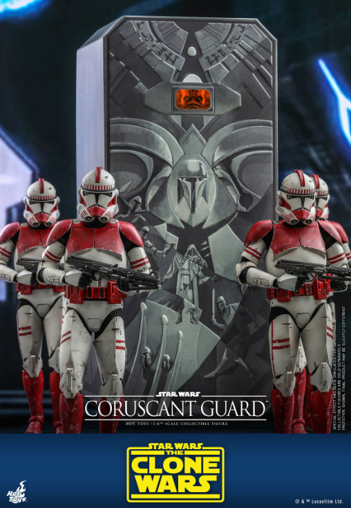 Star Wars - The Clone Wars: Coruscant Guard, 1/6 Figur von Hot Toys