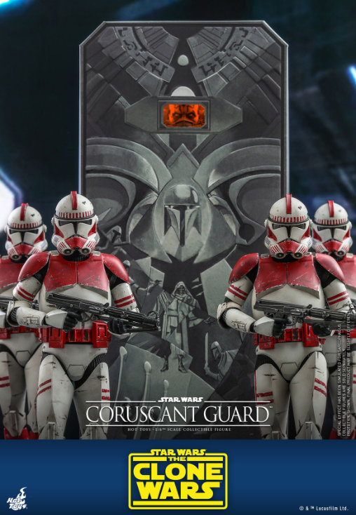 Star Wars - The Clone Wars: Coruscant Guard, 1/6 Figur von Hot Toys