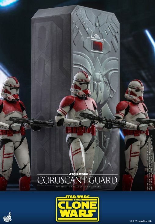 Star Wars - The Clone Wars: Coruscant Guard, 1/6 Figur von Hot Toys