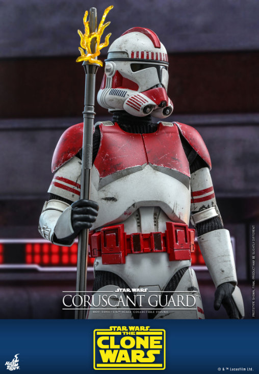 Star Wars - The Clone Wars: Coruscant Guard, 1/6 Figur von Hot Toys