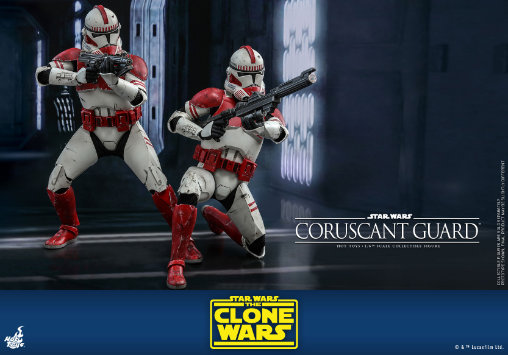Star Wars - The Clone Wars: Coruscant Guard, 1/6 Figur von Hot Toys