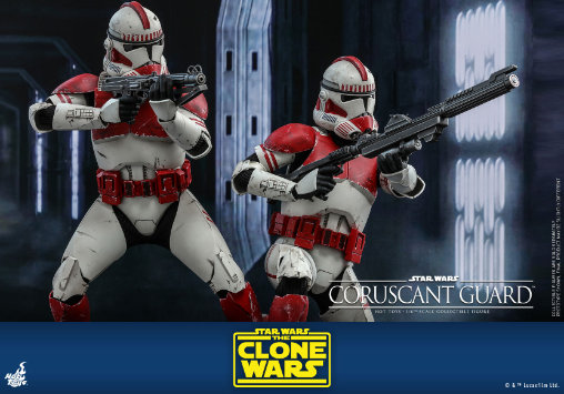 Star Wars - The Clone Wars: Coruscant Guard, 1/6 Figur von Hot Toys