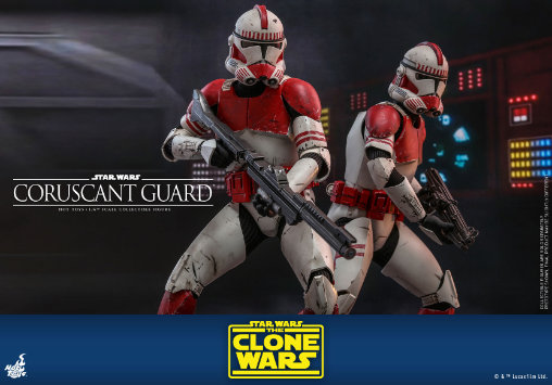 Star Wars - The Clone Wars: Coruscant Guard, 1/6 Figur von Hot Toys