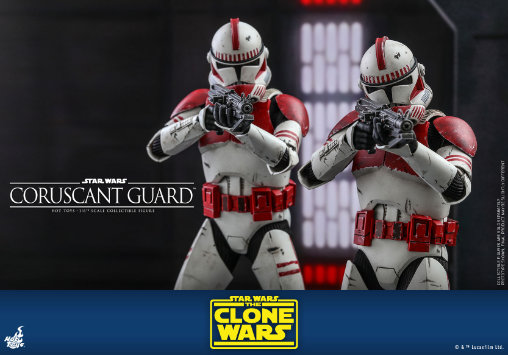 Star Wars - The Clone Wars: Coruscant Guard, 1/6 Figur von Hot Toys