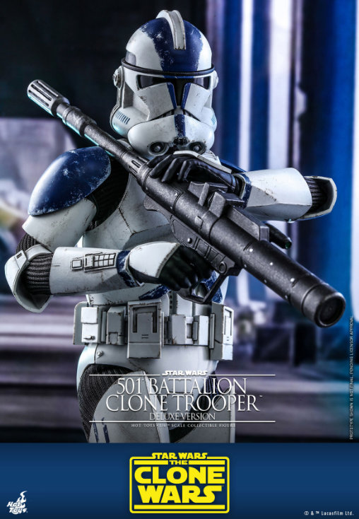 Star Wars - The Clone Wars: 501st Battalion Clone Trooper - Deluxe, 1/6 Figur von Hot Toys