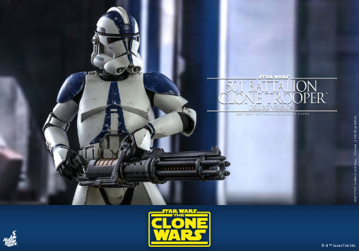 Star Wars - The Clone Wars: 501st Battalion Clone Trooper - Deluxe, 1/6 Figur von Hot Toys