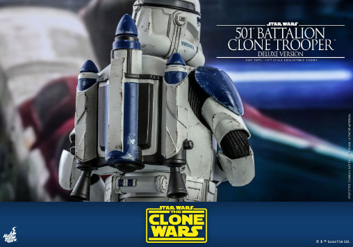 Star Wars - The Clone Wars: 501st Battalion Clone Trooper - Deluxe, 1/6 Figur von Hot Toys